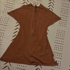 Brown Baby Swaddle Blanket